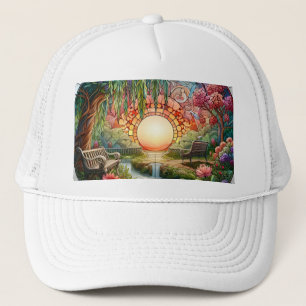 Casquette Mosaïque en verre tendu du parc enchanté