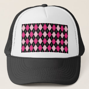 Casquette Motif à motifs de losanges à la mode girly mignon