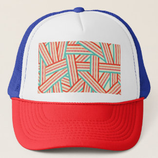Casquette Motif Abstrait rayé coloré
