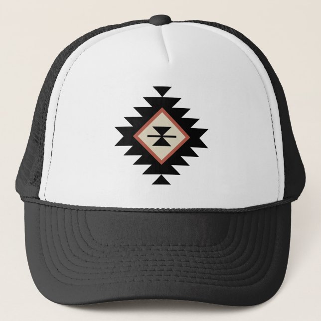 Casquette Motif Aztec (Devant)