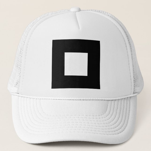 Casquette Motif carré (Devant)