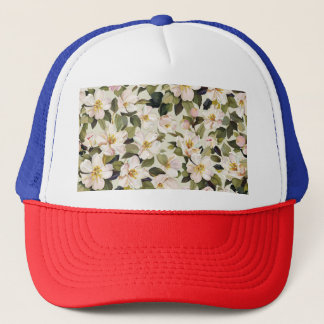 Casquette Motif des branches de l'arbre de fleurs de printem