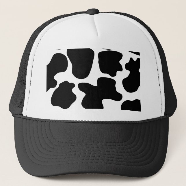 Casquette Motif d'impression de vache (Devant)