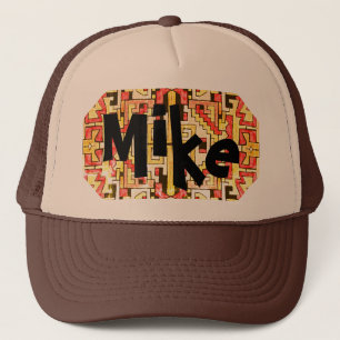 Casquette Motif et nom de la tribu ou de l'ethnie géométhéri