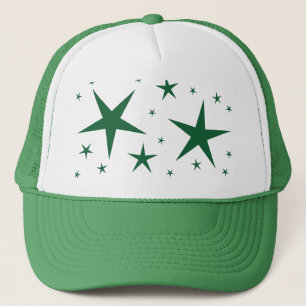 Casquette Motif Green Stars