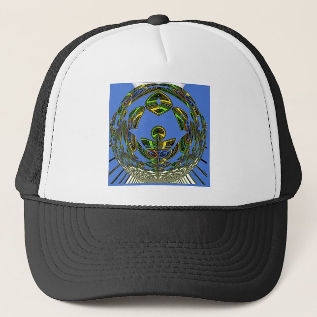 Casquette Motif moderne vintage (Devant)