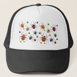 Casquette Motifs de N d'araignées '