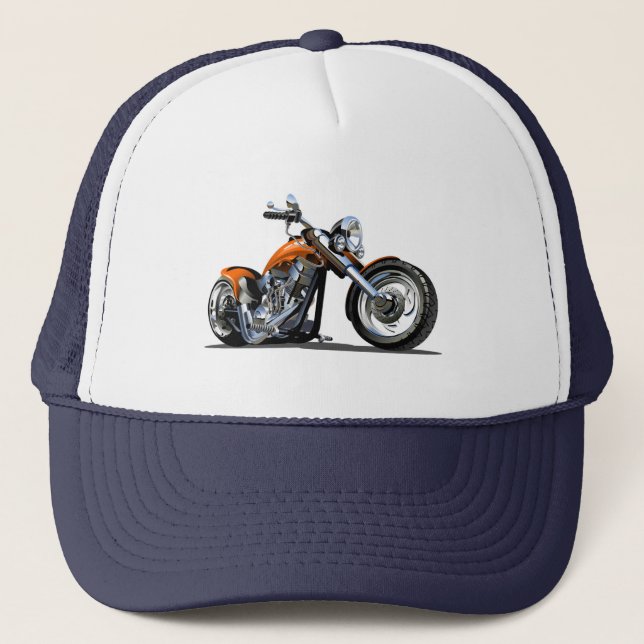 Casquette Moto caricature (Devant)