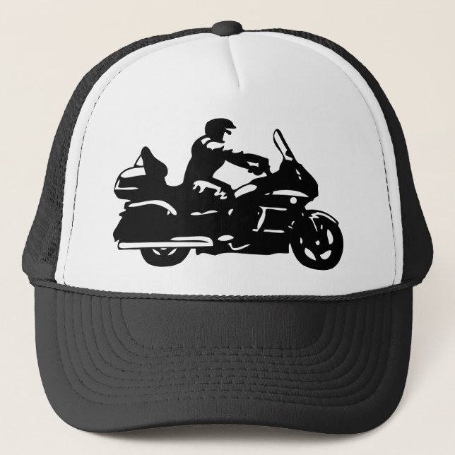 Casquette moto de moto de motard goldwing (Devant)
