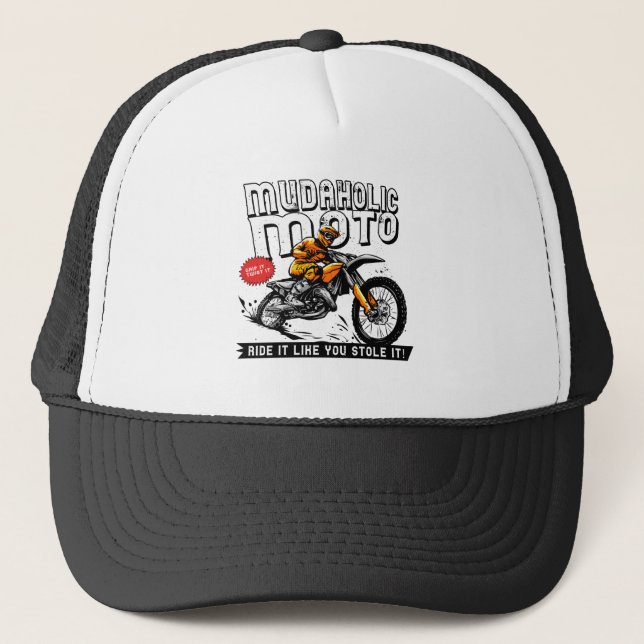 Casquette Moto Moto Dirt Motocross Motocross (Devant)