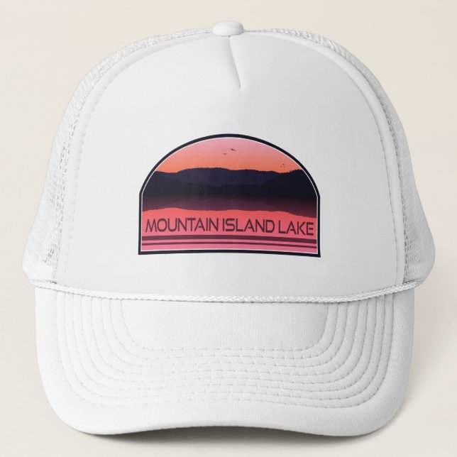 Casquette Mountain Island Lake Caroline du Nord Sunrise roug (Devant)