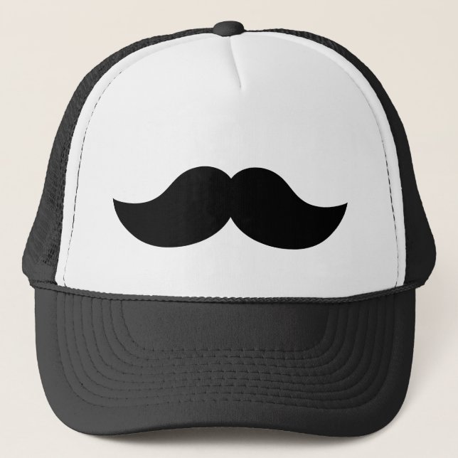 Casquette Moustache 'Mr Pringles' (Devant)