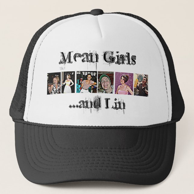 Casquette moyen de filles et de Lin (Devant)