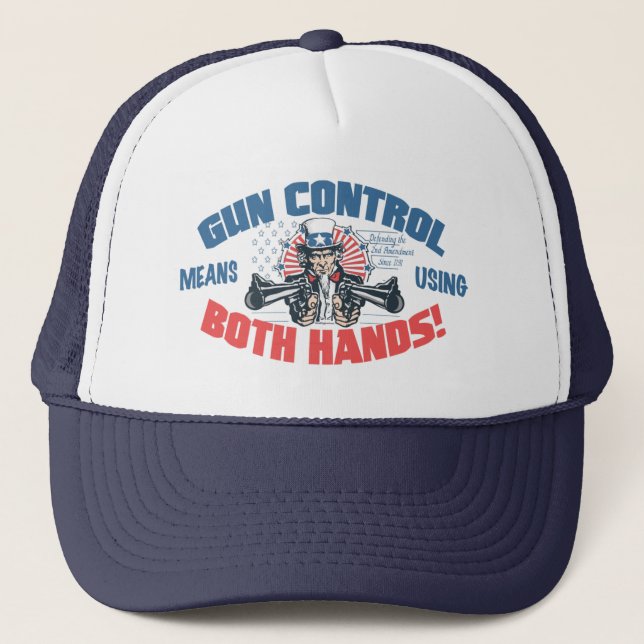 Casquette Moyens de contrôle des armes utilisant la pro (Devant)