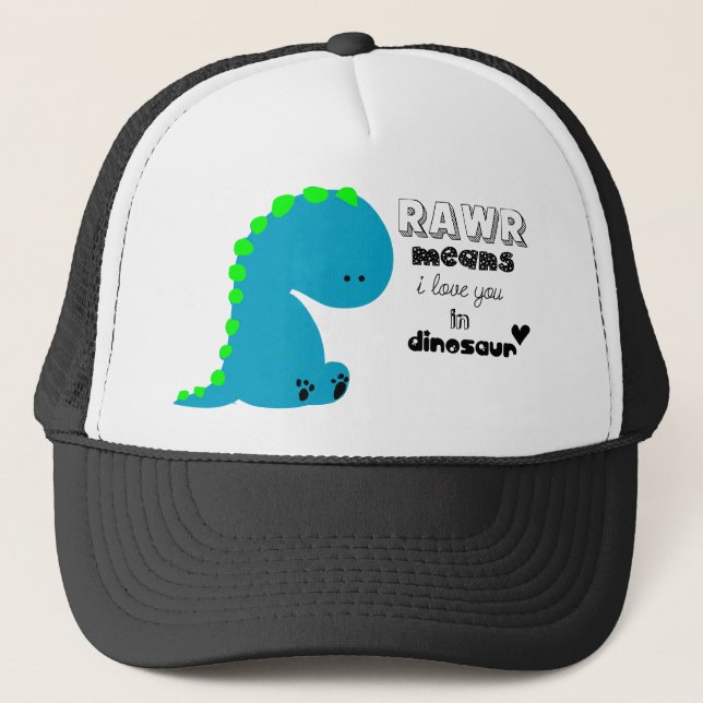 Casquette Moyens de Rawr je t'aime dans la chemise de (Devant)