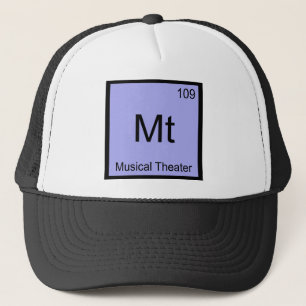 Casquette Mt - Symbole Élément Chimique Musical Theater Tee