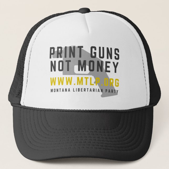 Casquette MTLP Imprimer Les Armes Pas De Trucker D'Argent Ch (Devant)