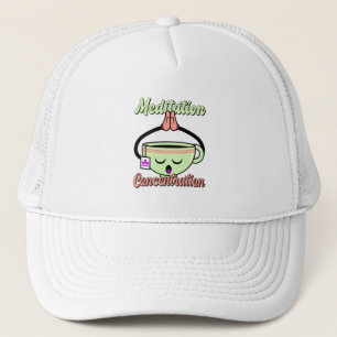 Casquette Mug de Café Mignon de Concentration de Méditation