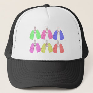 Casquette Multi de poumons coloré--Conception de thérapeut