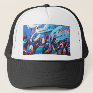 Casquette Mur de graffiti cool