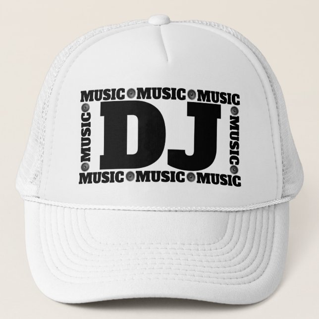 Casquette Musique DJ (Devant)