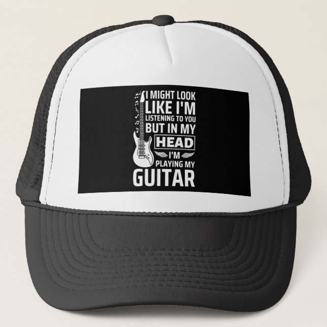 Casquette Musique guitare (Devant)