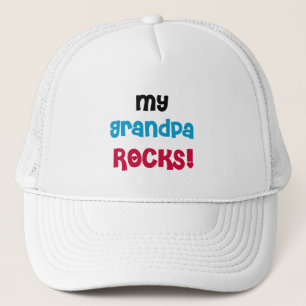 Casquette My Grand-pa Rocks Tshirts et cadeaux
