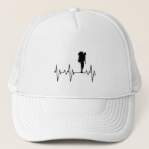 My Heart Beats for Hiking, Trekking and Travel Hat