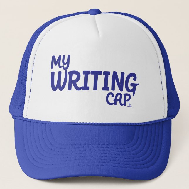 Casquette My Writing Process Fun Auteur Logo Design (Devant)