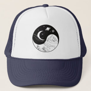 Casquette Mystique Céleste Yin Yang Signifiant Amour