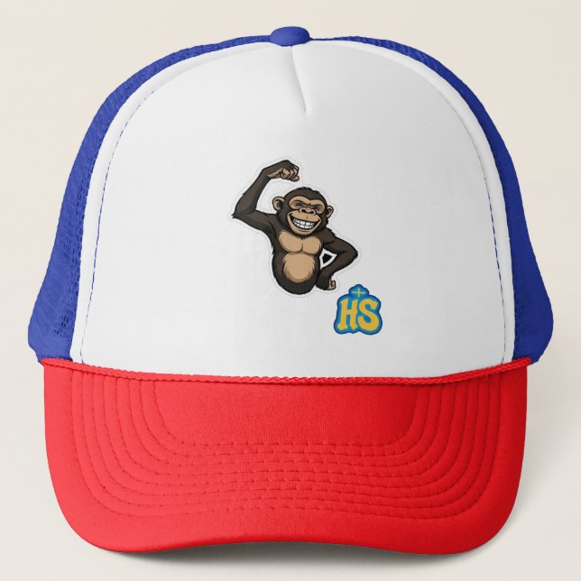 Casquette Naija Hustle Monkey Hat | Honest Sinner Motivation (Devant)