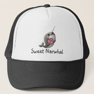 Casquette Narwhal timide avec le beignet