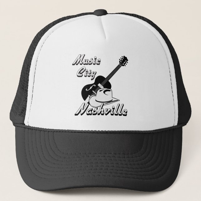 Casquette Nashville. Ville de musique (Devant)