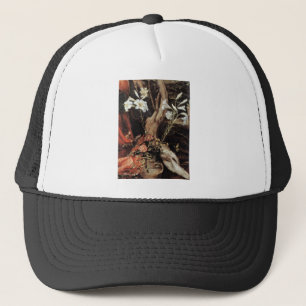 CASQUETTE NATIVITÉ AVEC DES LILLES BLANCHES - MAGIE DE NOËL