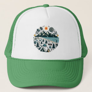Casquette Nature Aventure Camping Exploration Voyage