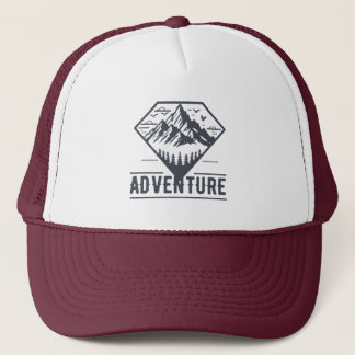 Casquette Nature géométrique moderne Montagnes Aventure