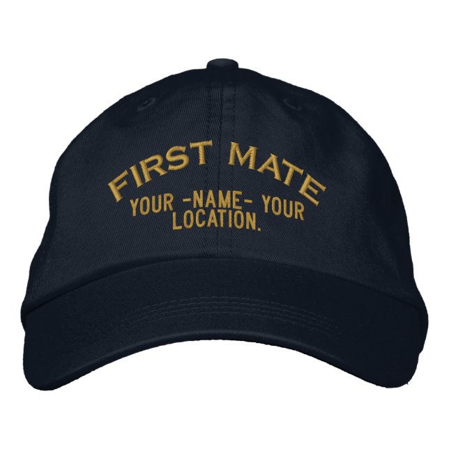 Casquette nautique personnalisé de style de (Devant)