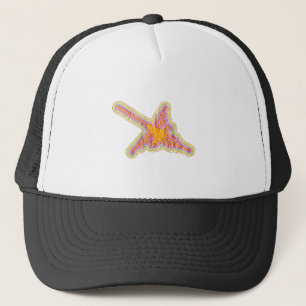 Casquette Nazca Lignes Colibri Avec Effet Papier Rincé