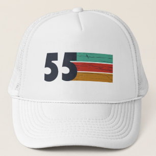 Casquette Né en 1955 vintage 70e anniversaire cadeau
