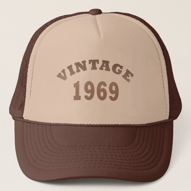 Casquette Né en 1969 anniversaire vintage (Devant)