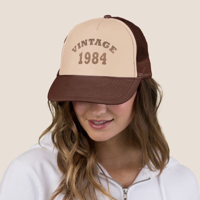 Casquette Né en 1984 anniversaire vintage (En situation)