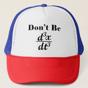 Casquette Ne pas être troisième dérivatif Jerk Math Enseigna