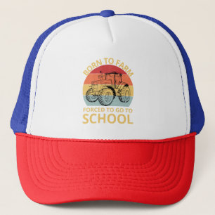 Casquette né pour cultiver forcé d'aller à l'école