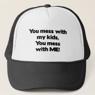Casquette Ne salissez pas avec mes enfants