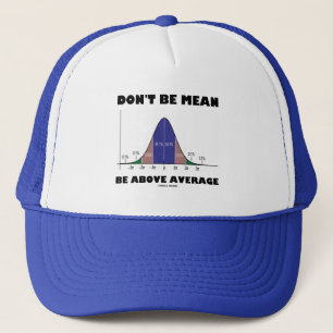Casquette Ne soyez pas moyennes d'être au-dessus de la moyen