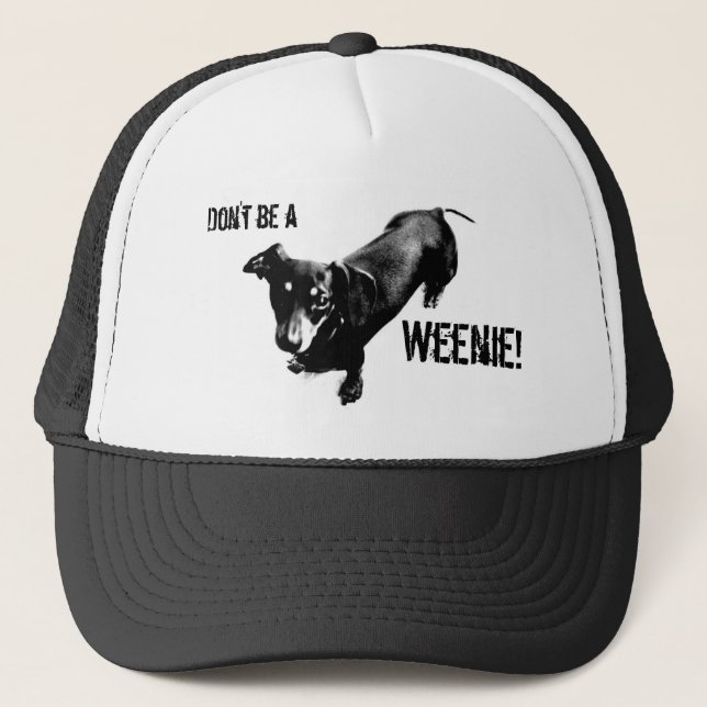 Casquette Ne soyez pas une saucisse ! (Devant)