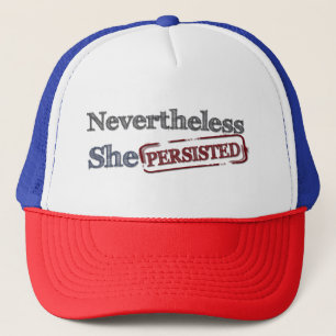 Casquette Néanmoins elle a persisté résistent