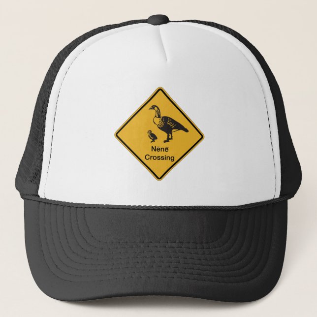 Casquette Nene Crossing, Signal d'avertissement de trafic, H (Devant)