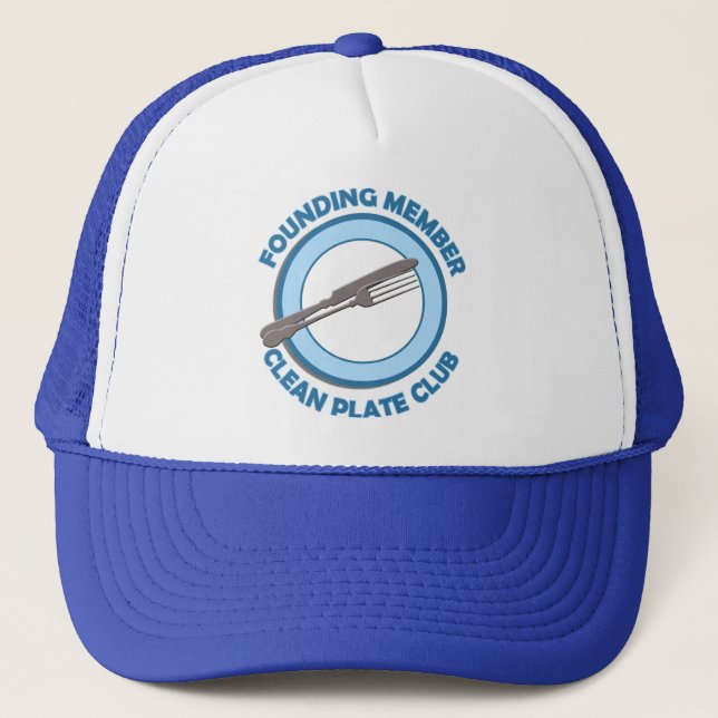 Casquette Nettoyez le membre fondateur de club de plat (Devant)