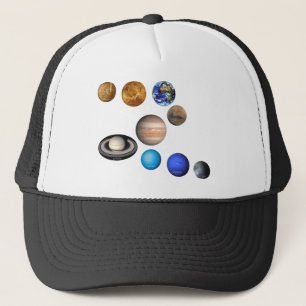 Casquette Neuf planètes dans le système solaire